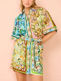 Rufina | Women's Tiered Boho Mini Dress
