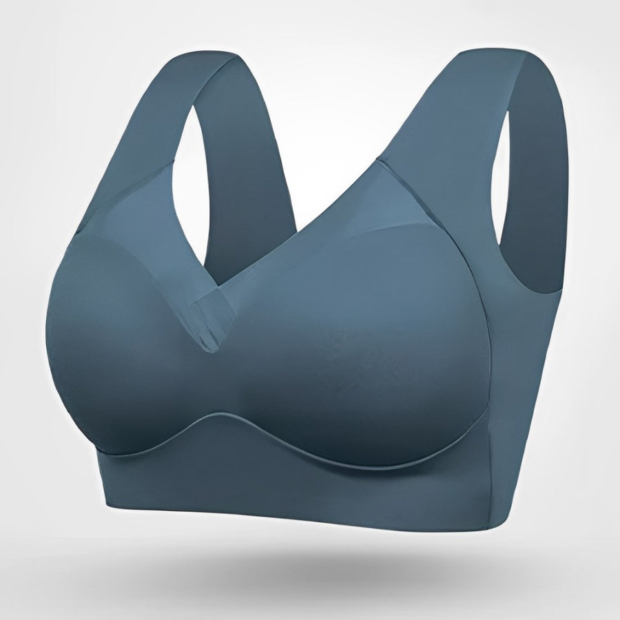 Runa | Women's Molded Cup Shape Bra in Dark Blue