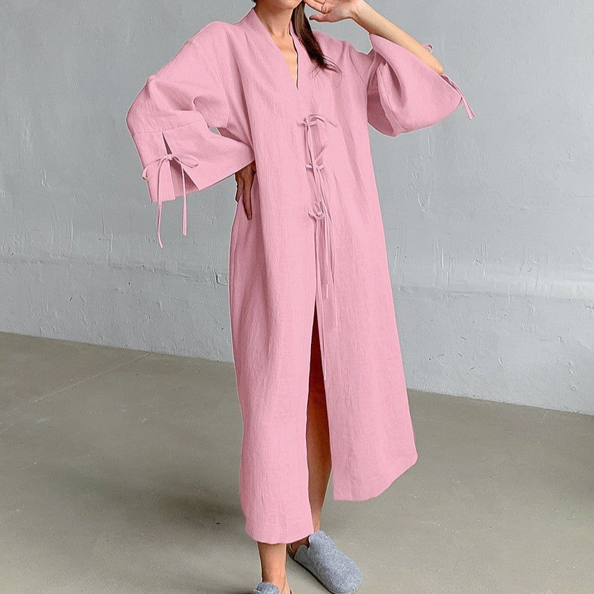 Sable | Women's Long Sleeve Kimono in Pink