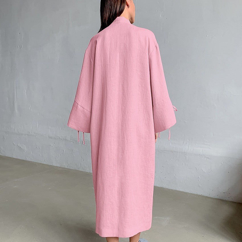 Sable | Women's Long Sleeve Kimono in Pink