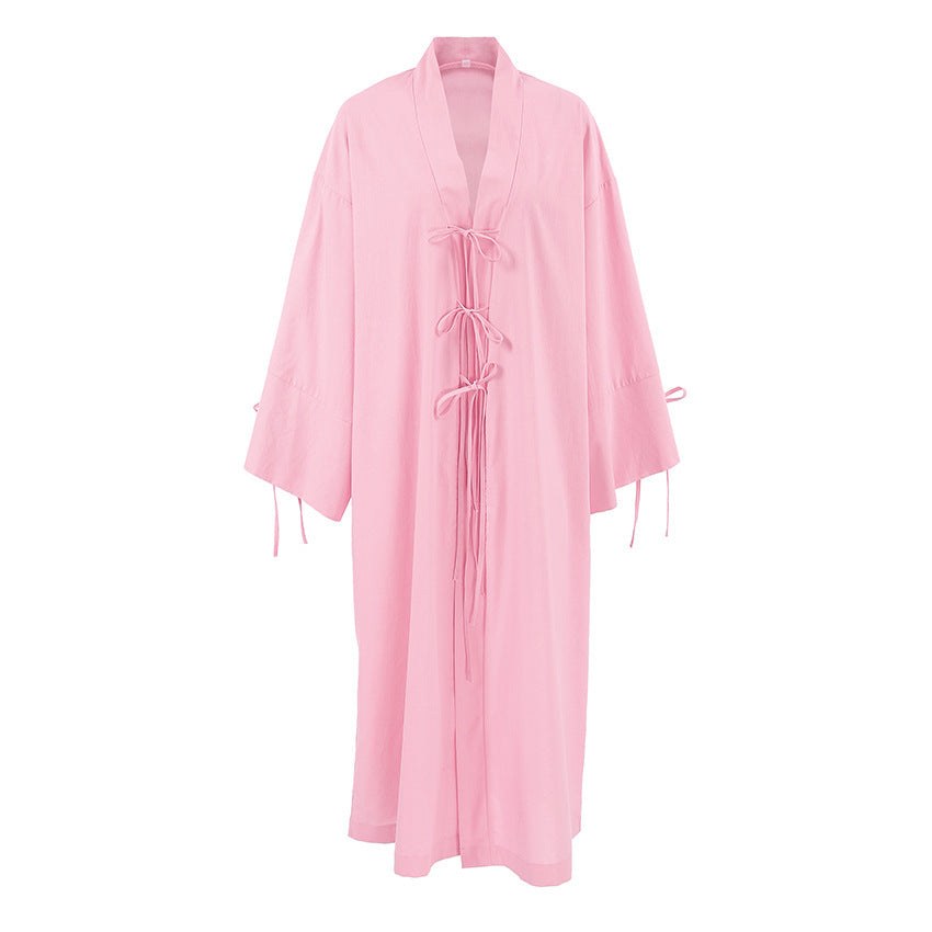 Sable | Women's Long Sleeve Kimono in Pink