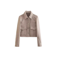 Sadie | Women's Pockets Jacket in Beige