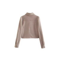 Sadie | Women's Pockets Jacket in Beige