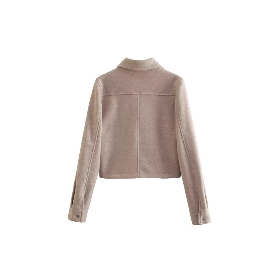 Sadie | Women's Pockets Jacket in Beige