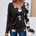 Salome | Women's Ruffle Detail Long Sleeve Top