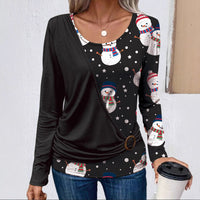 Salome | Women's Ruffle Detail Long Sleeve Top