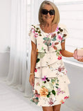 Salvina | Women's Tiered Midi Sundress – Midi Dress