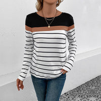 Sandrine | Women's Striped Long Sleeve Fashionable Top