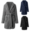 Saskia | Women's Cozy Pockets Hooded Fleece Coat – Fleece Jacket