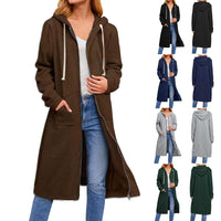 Saskia | Women's Zip Pockets Hooded Jacket