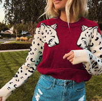 Savannah | Women's Cozy Sweater in Red