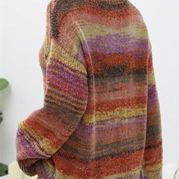 Scarlet | Women's Cozy Fashionable Sweater in Rainbow