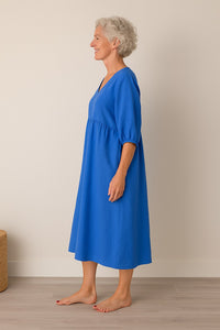 Seraphine | Women's V-Neck A-Line Midi Sundress
