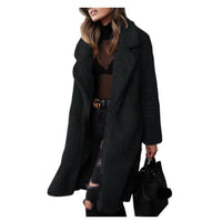 Serena | Women's Cozy Pockets Coat in Black