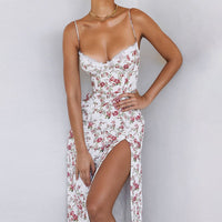 Serenella | Women's Bodycon Lace Dress in White