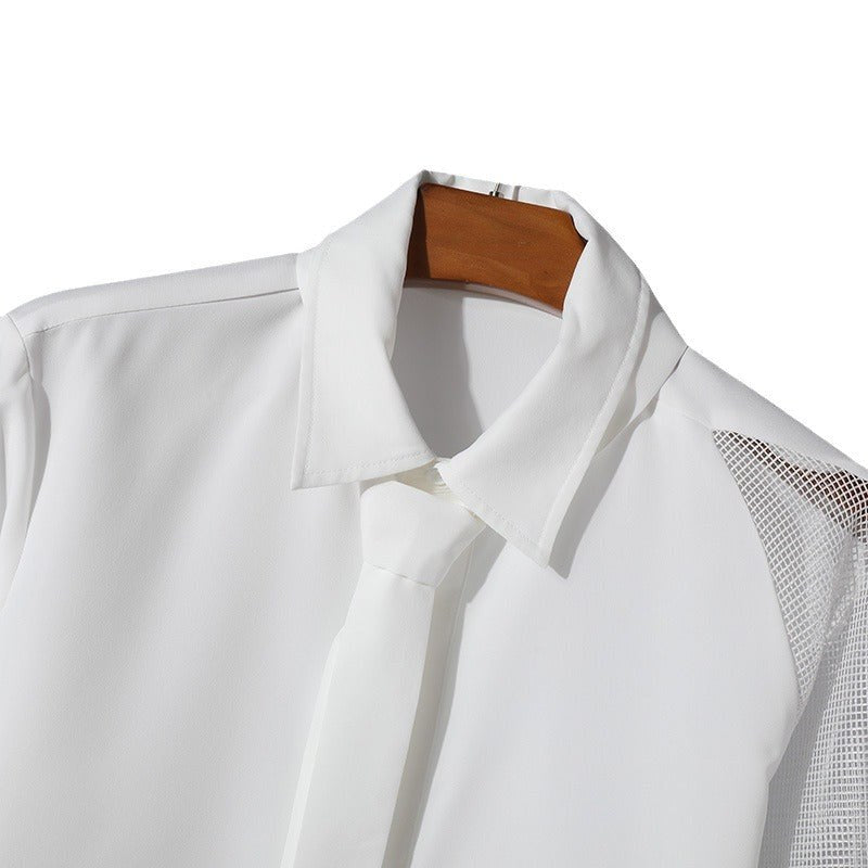 Severine | Women's Sheer Long Sleeve Blouse