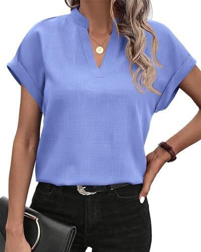 Severine | Women's Casual Blouse in Royal Blue