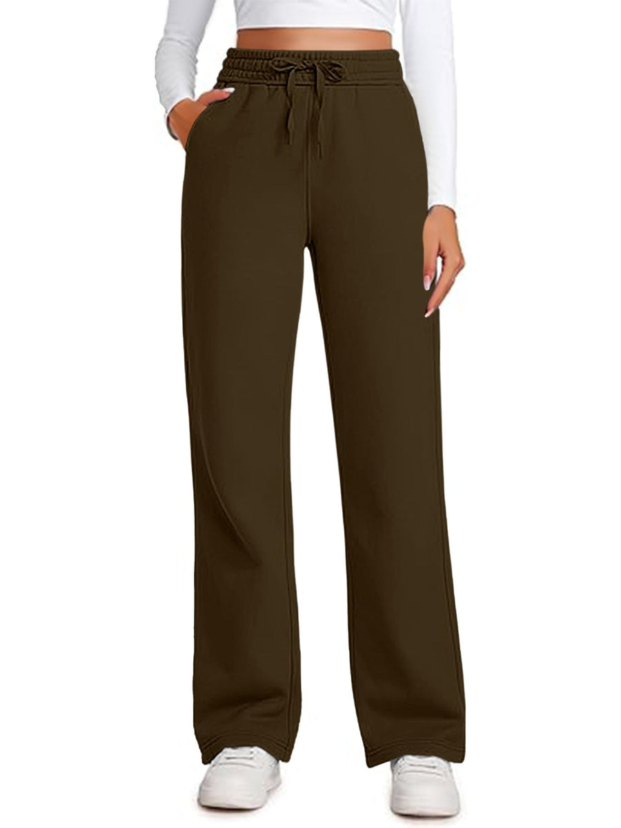 Sibyl | Women's Elastic Waist Casual Pants – Dress Pants in Olive Green