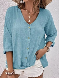 Sidonie | Women's Blouse in Blue