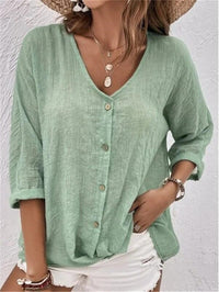 Sidonie | Women's Blouse in Green