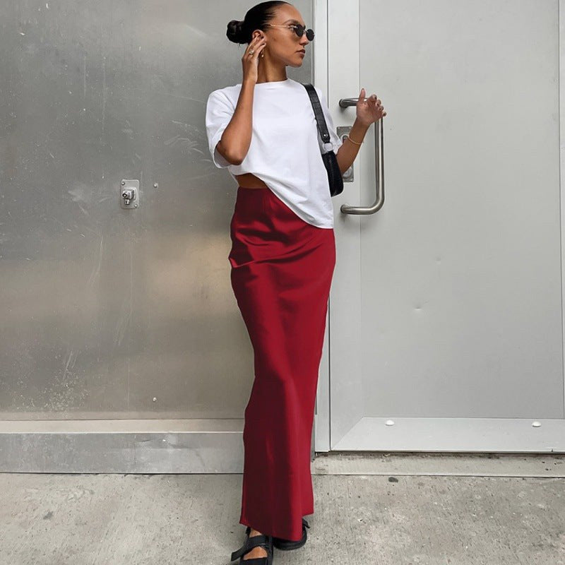 Sigismunda | Women's Satin Skirt