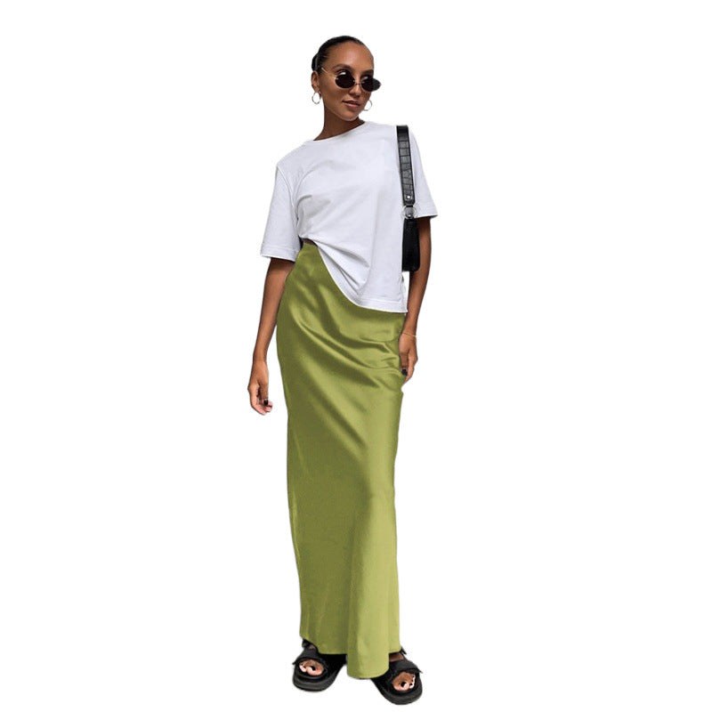 Sigismunda | Women's Satin Skirt