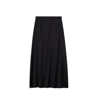 Sigismunda | Women's Satin Skirt in Black