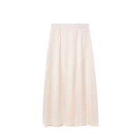 Sigismunda | Women's Satin Skirt in Champagne