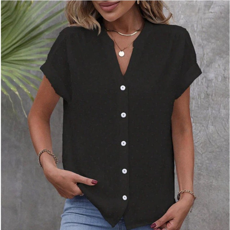 Sigrid | Women's Short Sleeve Casual Blouse