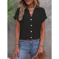 Sigrid | Women's Short Sleeve Casual Blouse