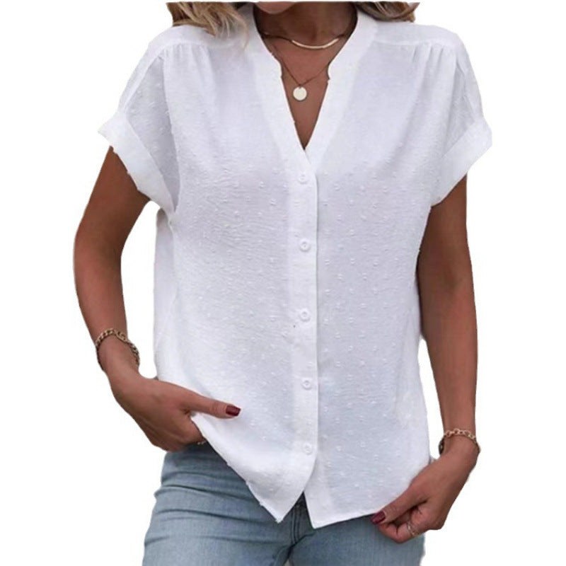 Sigrid | Women's Short Sleeve Casual Blouse