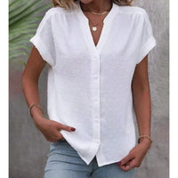 Sigrid | Women's Short Sleeve Casual Blouse