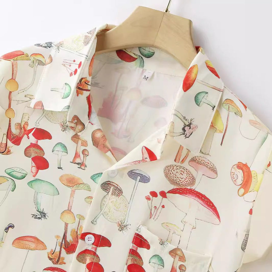 Sigrid | Women's Long Sleeve Shirt in Pilz
