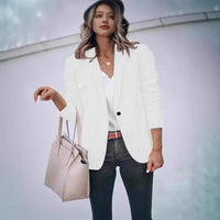 Simonetta | Women's Tailored Elegant Modern Blazer in White
