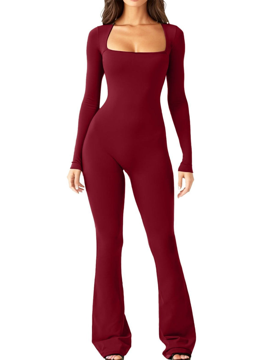 Soledad | Women's Wide Leg Long Sleeve Jumpsuit