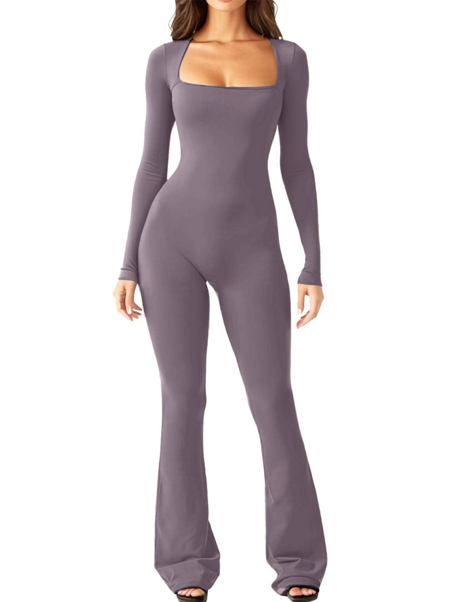Soledad | Women's Wide Leg Long Sleeve Jumpsuit