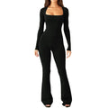 Soledad | Women's Wide Leg Long Sleeve Jumpsuit