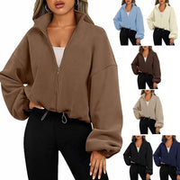 Solveig | Women's Drawstring Fleece Casual Sweater