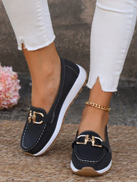 Susanna | Women's Beach Cushioned Comfortable Loafers in Black