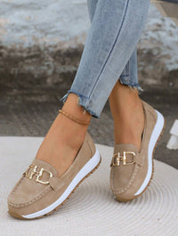 Susanna | Women's Beach Cushioned Comfortable Loafers in Khaki