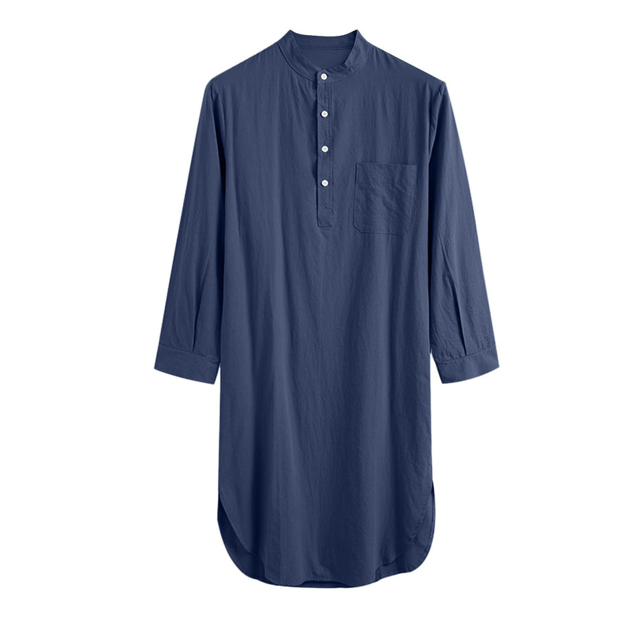 Svea | Women's Long Sleeve Modern Shirt in Blue