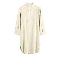 Svea | Women's Long Sleeve Modern Shirt in Khaki