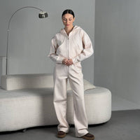 Sybilla | Women's Zip Pockets Hooded Jacket