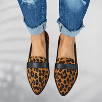 Sybilla | Women's Cushioned Comfortable Loafers in Brown