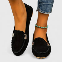 Sylvie | Women's Cushioned Elegant Comfortable Loafers in Black
