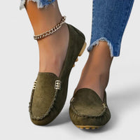 Sylvie | Women's Cushioned Elegant Comfortable Loafers in Green
