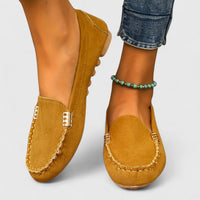 Sylvie | Women's Cushioned Elegant Comfortable Loafers in Yellow