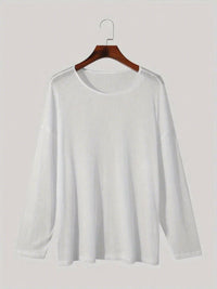 Talitha | Women's Textured Long Sleeve Casual Top in White