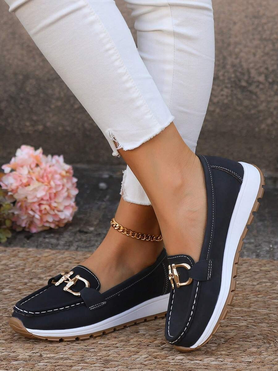 Talitha | Women's Non-Slip Comfortable Loafers in Black