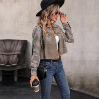 Talitha | Women's Pockets Jacket in Chestnut Brown